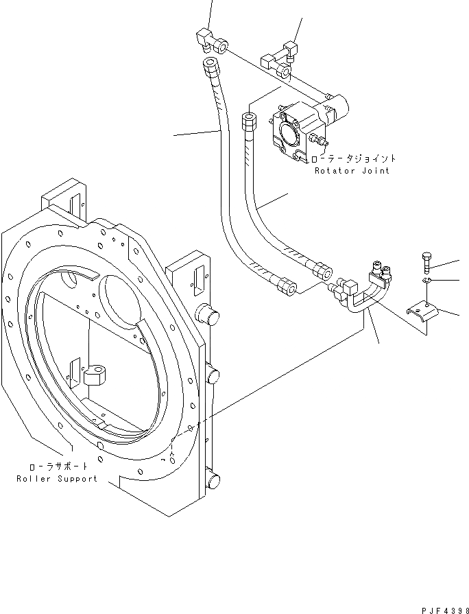 Схема запчастей Komatsu RSD253-1 - ROLL КРЕПЛЕНИЕ (INTEGRAL ТИП) (ДЛЯ ДВОЙН. ПОВОРОТН.) (ДЛЯ ДВИГАТЕЛЬ POWERED) ТРУБЫ (COMMON) ROLL КРЕПЛЕНИЕ (DOBULE ПОВОРОТН. INTEGRAL ТИП ) (FV)