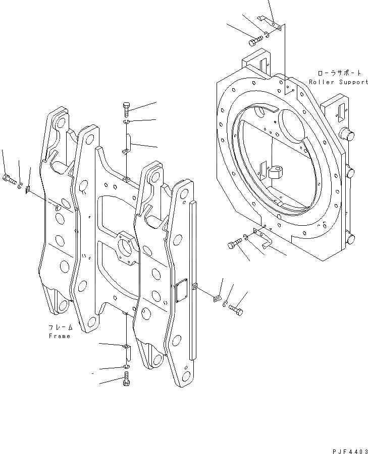 Схема запчастей Komatsu RSD253-1 - ROLL КРЕПЛЕНИЕ (INTEGRAL ТИП) (ДЛЯ ДВОЙН. ПОВОРОТН.) ИНДИКАТОР ROLL КРЕПЛЕНИЕ (DOBULE ПОВОРОТН. INTEGRAL ТИП ) (FV)