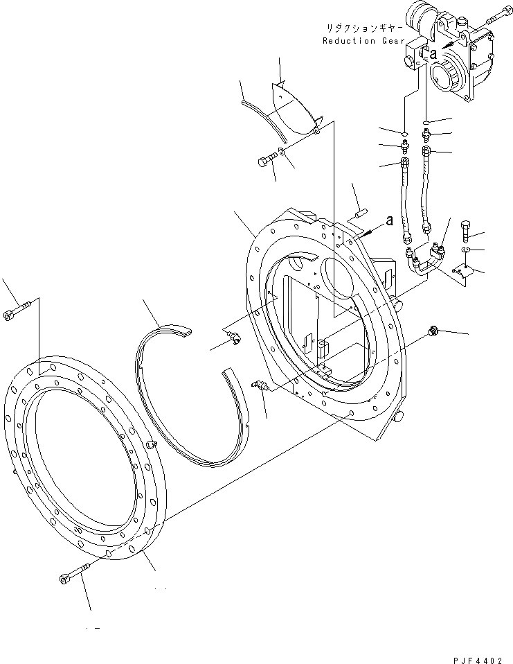 Схема запчастей Komatsu RSD303-1 - ROLL КРЕПЛЕНИЕ (INTEGRAL ТИП) (ДЛЯ ДВОЙН. ПОВОРОТН.) BASIC ROTATOR ROLL КРЕПЛЕНИЕ (DOBULE ПОВОРОТН. INTEGRAL ТИП ) (FV)