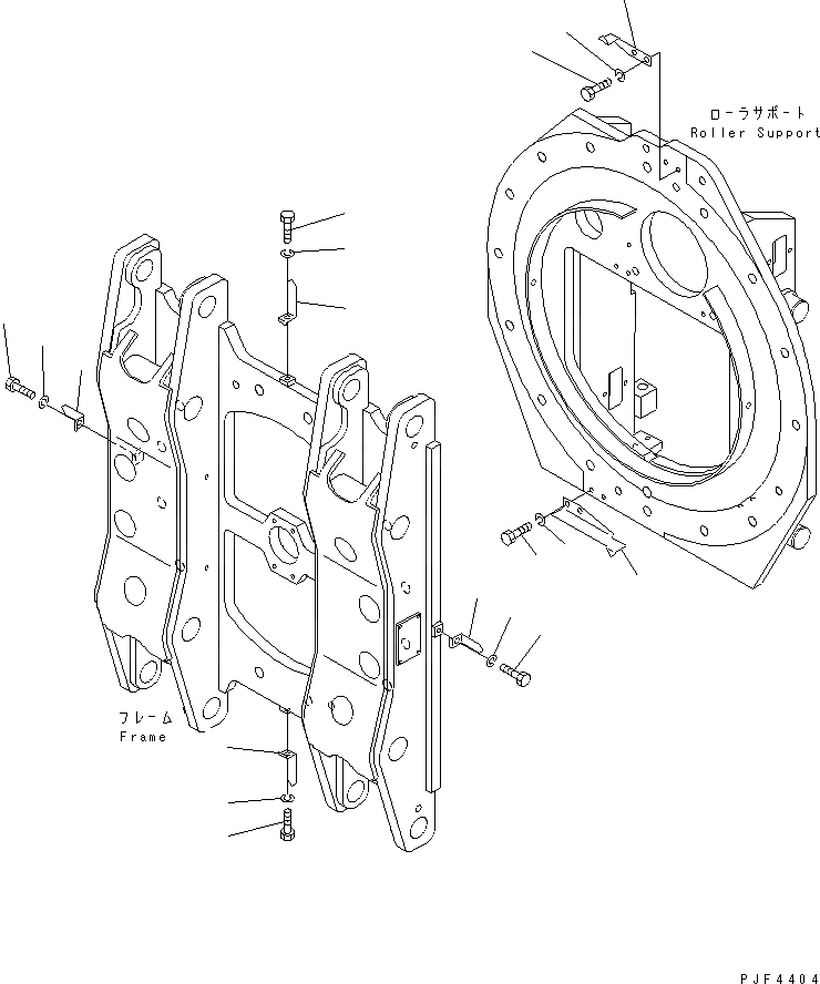 Схема запчастей Komatsu RSD304-2 - ROLL КРЕПЛЕНИЕ (INTEGRAL ТИП) (ДЛЯ ДВОЙН. ПОВОРОТН.) ИНДИКАТОР ROLL КРЕПЛЕНИЕ (DOBULE ПОВОРОТН. INTEGRAL ТИП ) (FV)