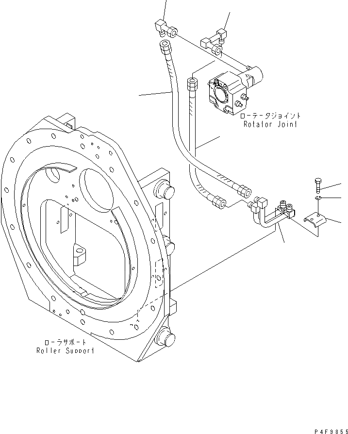 Схема запчастей Komatsu RSD458-1 - ROLL КРЕПЛЕНИЕ (COMMON ЧАСТИ) (INTEGRAL ТИП) (ДЛЯ ДВОЙН. ПОВОРОТН.) ROLL КРЕПЛЕНИЕ(DOBULE ПОВОРОТН.-INTEGRAL ТИП) (FV МАЧТА)