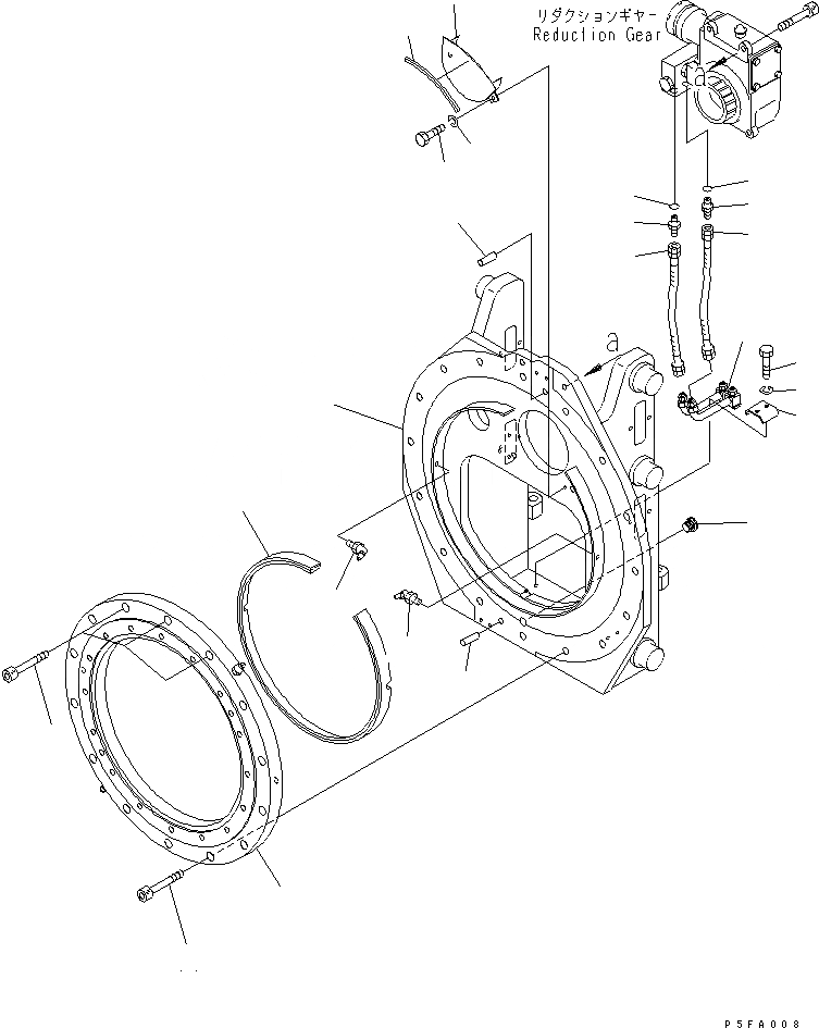 Схема запчастей Komatsu RSD458-1 - ROLL КРЕПЛЕНИЕ (BASIC ROTATOR) (INTEGRAL ТИП) (ДЛЯ ДВОЙН. ПОВОРОТН.) ROLL КРЕПЛЕНИЕ(DOBULE ПОВОРОТН.-INTEGRAL ТИП) (FV МАЧТА)