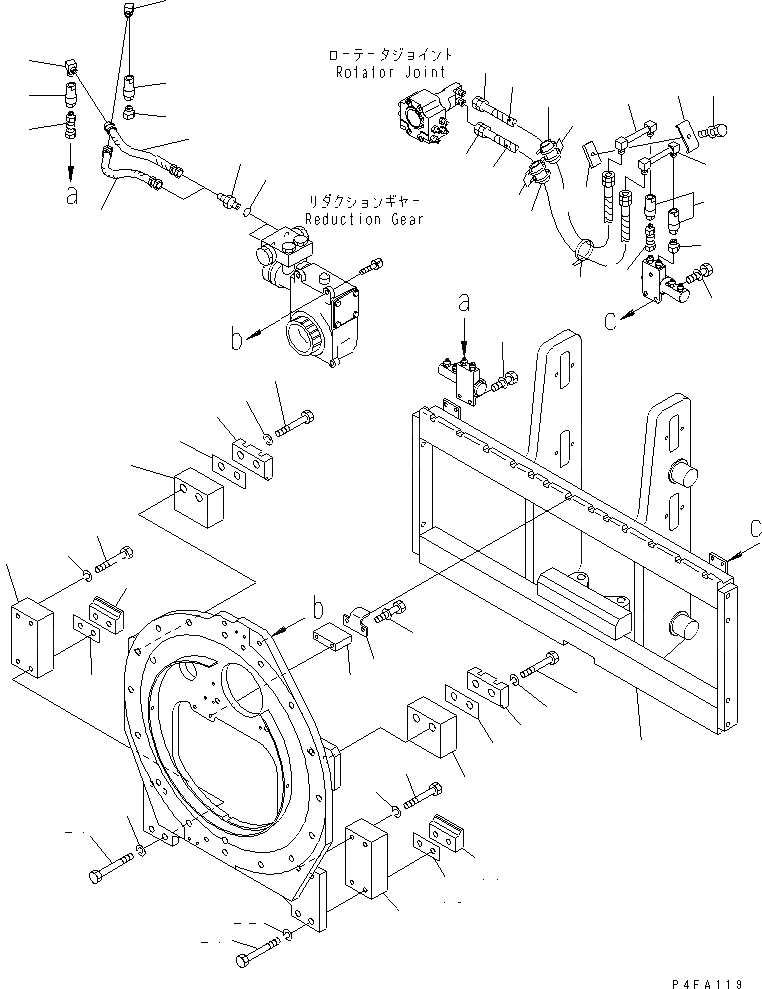 Схема запчастей Komatsu RSD459-1 - ROLL КРЕПЛЕНИЕ (ТРУБЫ) (КРЮК ТИП) (ДЛЯ ДВОЙН. ПОВОРОТН.) (ДЛЯ FFV МАЧТА) ROLL КРЕПЛЕНИЕ(D/S КРЮК ТИП) (EXCLUSIVE ЧАСТИ ДЛЯ FFV МАЧТА)