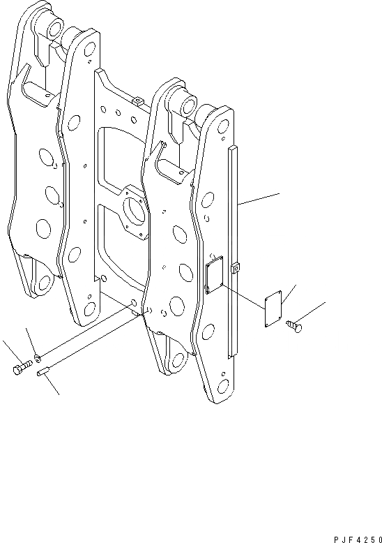 Схема запчастей Komatsu RSE157-1 - ROLL КРЕПЛЕНИЕ (INTEGRAL ТИП) (ДЛЯ ОДИНОЧН. ПОВОРОТН. И HALF SPLIT) РАМА ROLL КРЕПЛЕНИЕ (ОДИНОЧН. ПОВОРОТН. И HALF SPLIT INTEGRAL ТИП) (FV)