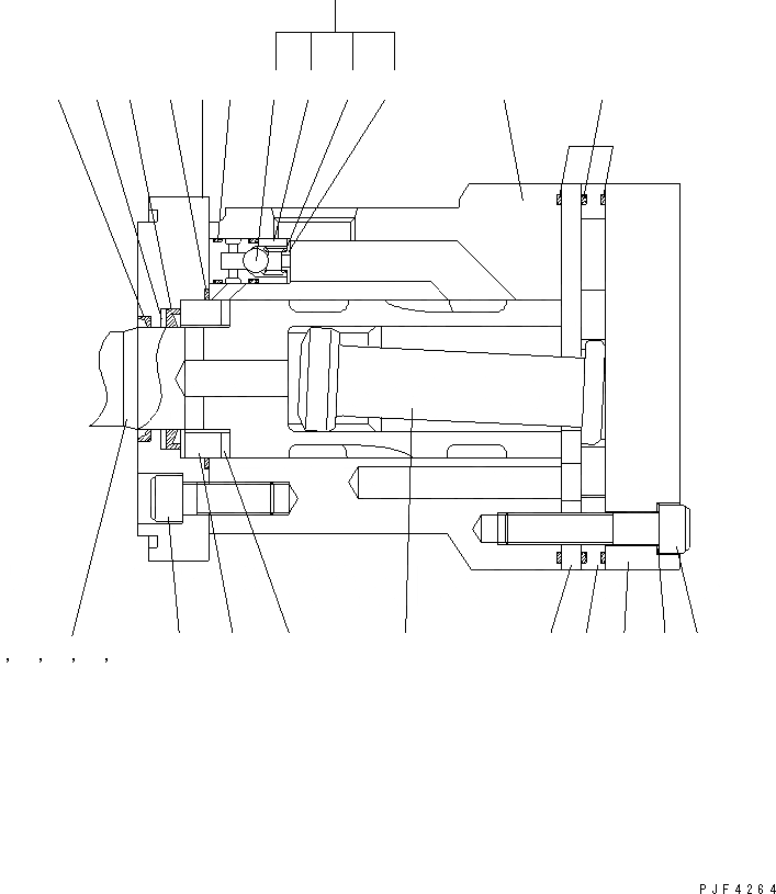 Схема запчастей Komatsu RSE157-1 - ROLL КРЕПЛЕНИЕ (INTEGRAL ТИП) (ДЛЯ ОДИНОЧН. ПОВОРОТН. И HALF SPLIT) (ВНУТР. ЧАСТИ) МОТОР ROLL КРЕПЛЕНИЕ (ОДИНОЧН. ПОВОРОТН. И HALF SPLIT INTEGRAL ТИП) (FV)