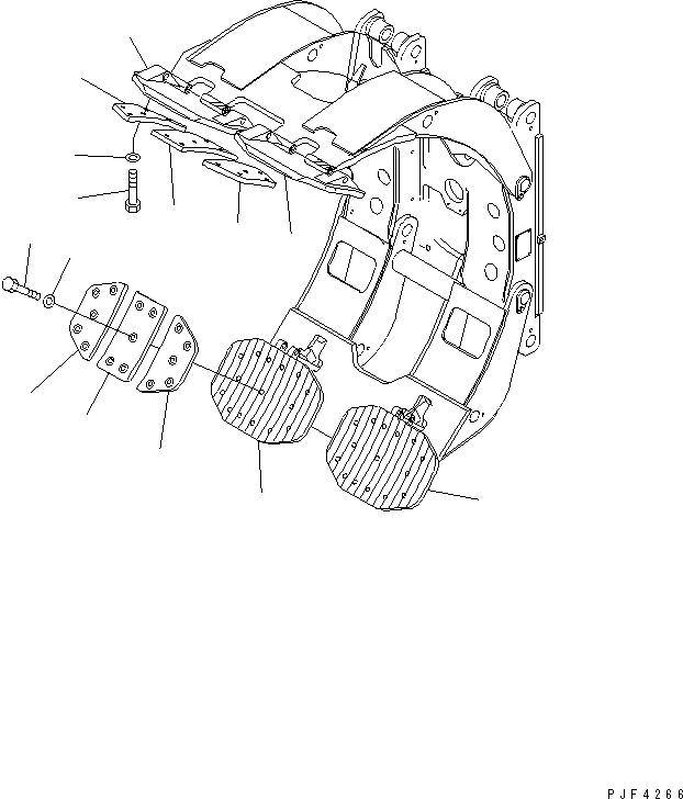 Схема запчастей Komatsu RSE157-2 - ROLL КРЕПЛЕНИЕ (INTEGRAL ТИП) (ДЛЯ HALF SPLIT) ДЕРЖАТЕЛЬ ROLL КРЕПЛЕНИЕ (ОДИНОЧН. ПОВОРОТН. И HALF SPLIT INTEGRAL ТИП) (FV)