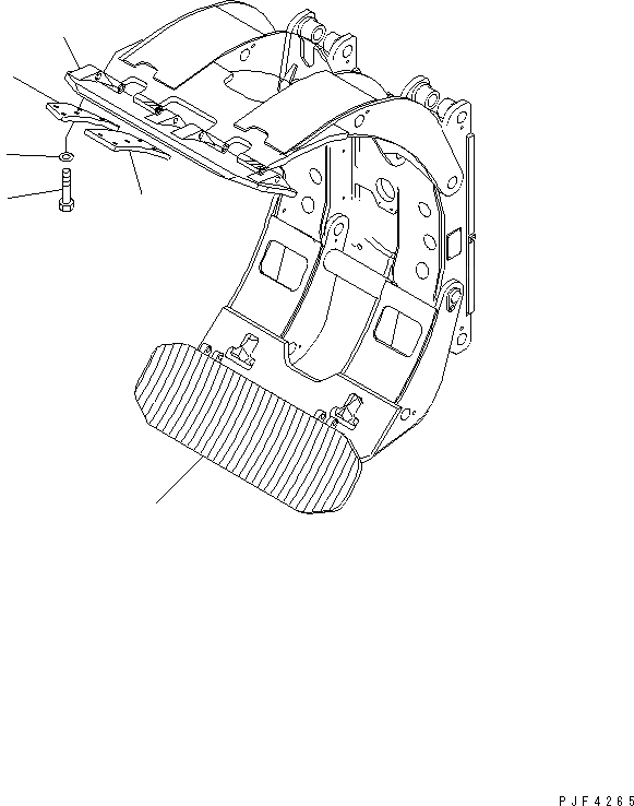 Схема запчастей Komatsu RSE253-1 - ROLL КРЕПЛЕНИЕ (КРЮК ТИП) ДЕРЖАТЕЛЬ ROLL КРЕПЛЕНИЕ (S/S КРЮК ТИП) (ВСЕ ТИПЫ МАЧТА COMMON ЧАСТИ)