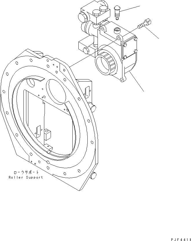 Схема запчастей Komatsu RSE303-1 - ROLL КРЕПЛЕНИЕ (КРЮК ТИП) WORM ПРИВОД ROLL КРЕПЛЕНИЕ (S/S КРЮК ТИП) (ВСЕ ТИПЫ МАЧТА COMMON ЧАСТИ)