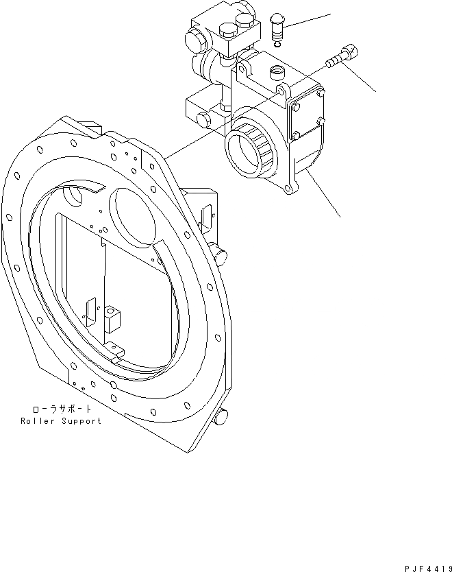 Схема запчастей Komatsu RSE304-2 - ROLL КРЕПЛЕНИЕ (КРЮК ТИП) WORM ПРИВОД ROLL КРЕПЛЕНИЕ (S/S КРЮК ТИП) (ВСЕ ТИПЫ МАЧТА COMMON ЧАСТИ)