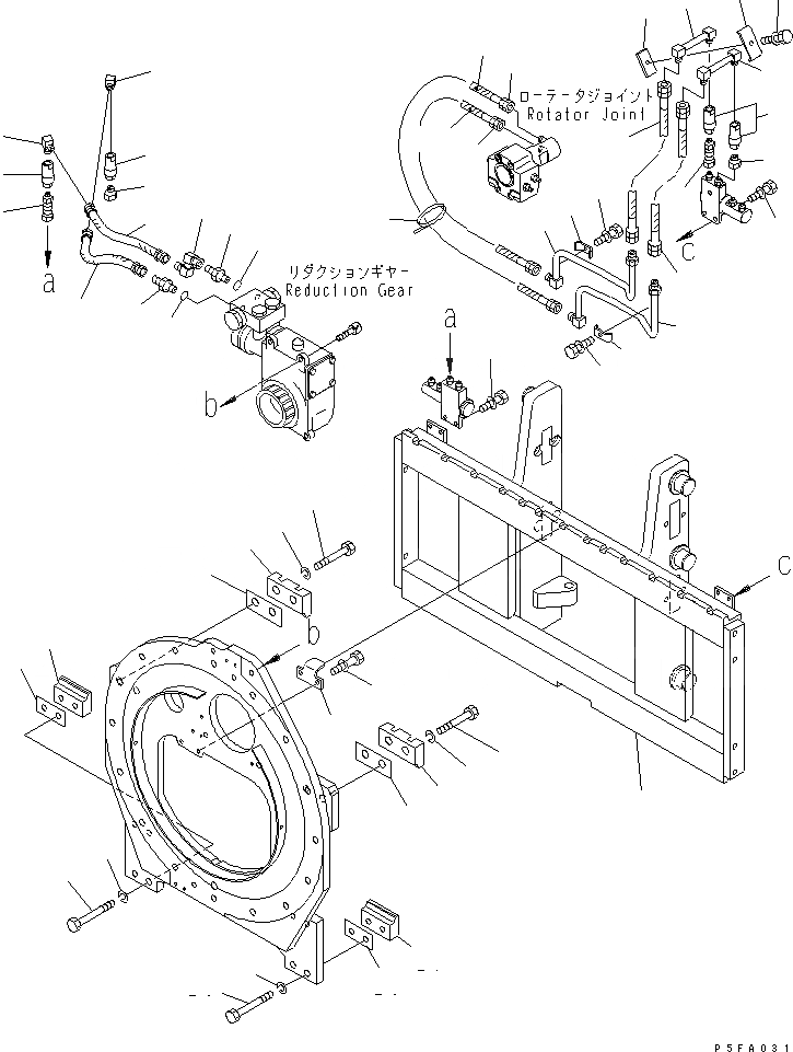 Схема запчастей Komatsu RSE409-1 - ROLL КРЕПЛЕНИЕ (ТРУБЫ) (КРЮК ТИП) (ДЛЯ ОДИНОЧН. ПОВОРОТН. И HALF SPLIT) (ДЛЯ FFV ЦИЛИНДР МАЧТА) ROLL КРЕПЛЕНИЕ(S/S¤H/S КРЮК ТИП)(ДЛЯ FFV ЦИЛИНДР МАЧТА)