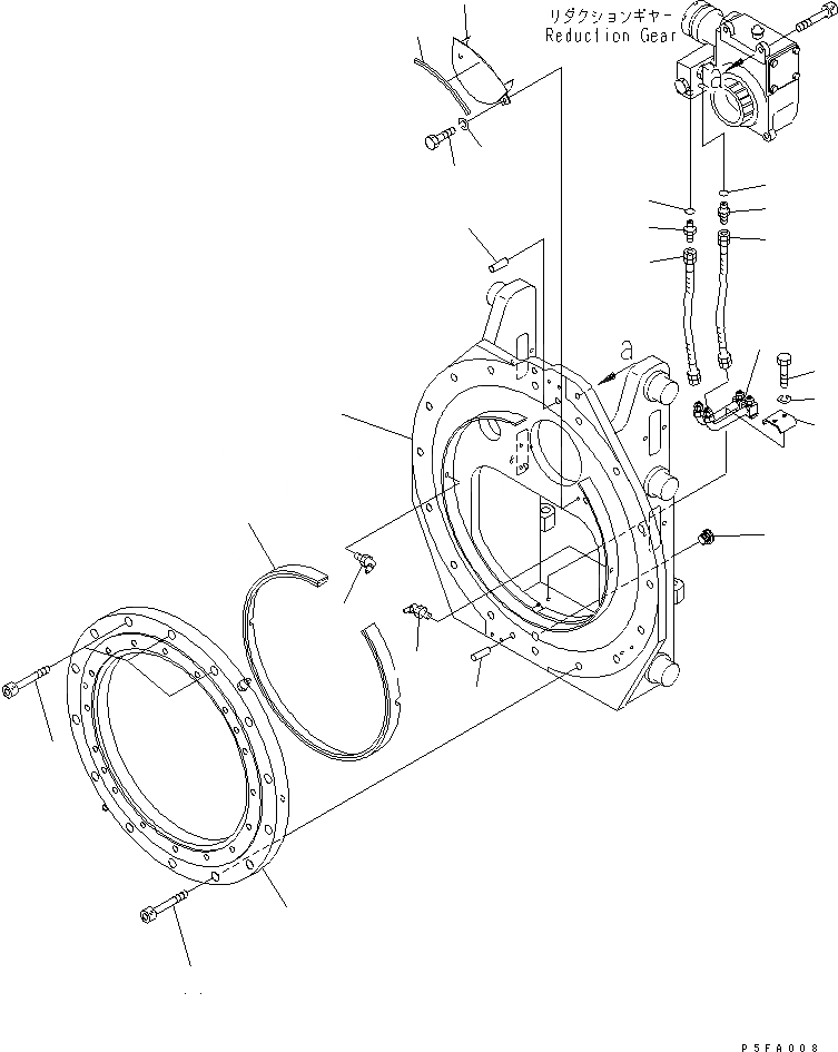 Схема запчастей Komatsu RSE458-1 - ROLL КРЕПЛЕНИЕ (BASIC ROTATOR) (INTEGRAL ТИП) (ДЛЯ ОДИНОЧН. ПОВОРОТН. И HALF SPLIT) ROLL КРЕПЛЕНИЕ(ОДИНОЧН. ПОВОРОТН.¤ HALF SPLIT-INTEGRAL ТИП)(FV МАЧТА)