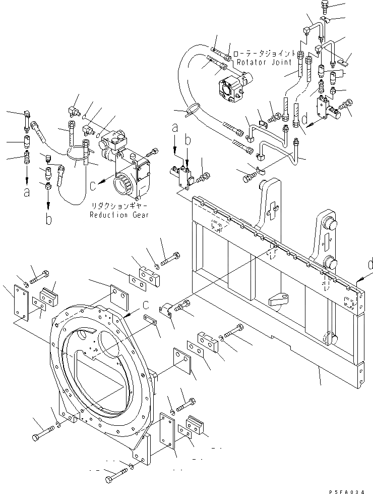 Схема запчастей Komatsu RSE5A1-1 - ROLL КРЕПЛЕНИЕ (ТРУБЫ) (КРЮК ТИП) (ДЛЯ ОДИНОЧН. ПОВОРОТН. И HALF SPLIT) (ДЛЯ FFV ЦИЛИНДР МАЧТА) ROLL КРЕПЛЕНИЕ(S/S¤H/S КРЮК ТИП)(ДЛЯ FFV ЦИЛИНДР МАЧТА)