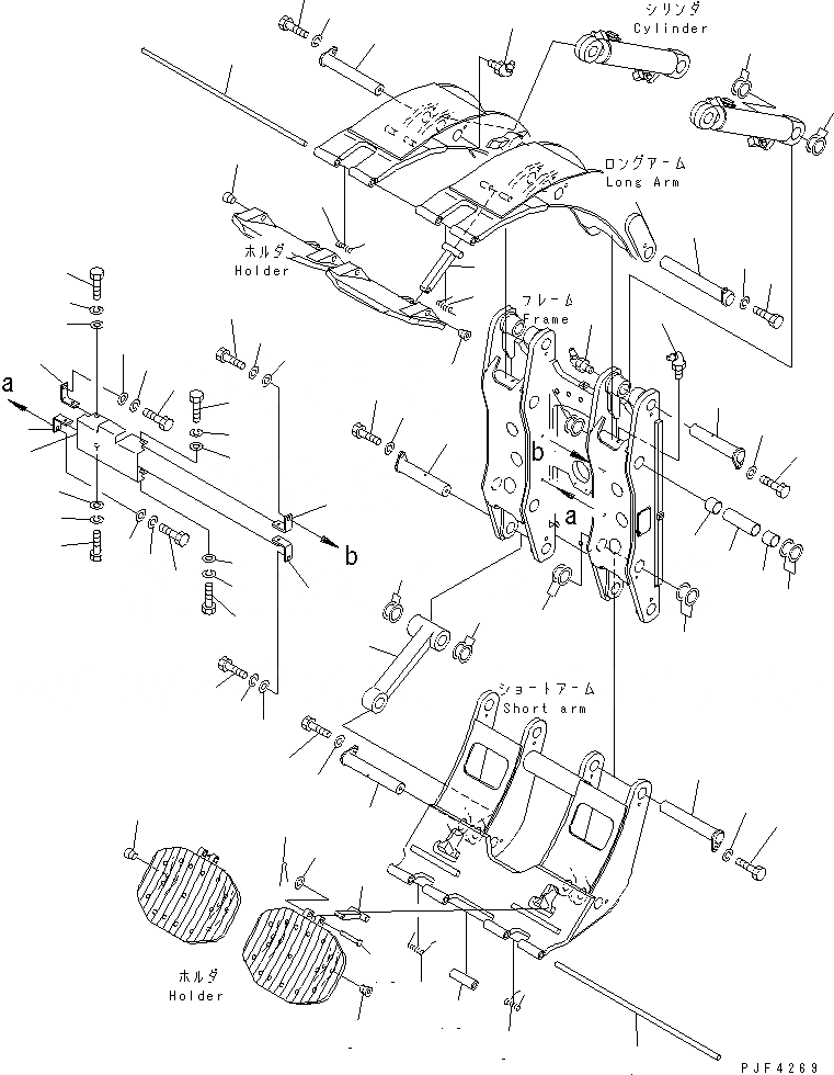 Схема запчастей Komatsu RSS157-1 - ROLL КРЕПЛЕНИЕ (INTEGRAL ТИП) (ДЛЯ HALF SPLIT) КРЕПЛЕНИЕ ROLL КРЕПЛЕНИЕ (ОДИНОЧН. ПОВОРОТН. И HALF SPLIT INTEGRAL ТИП) (FV)