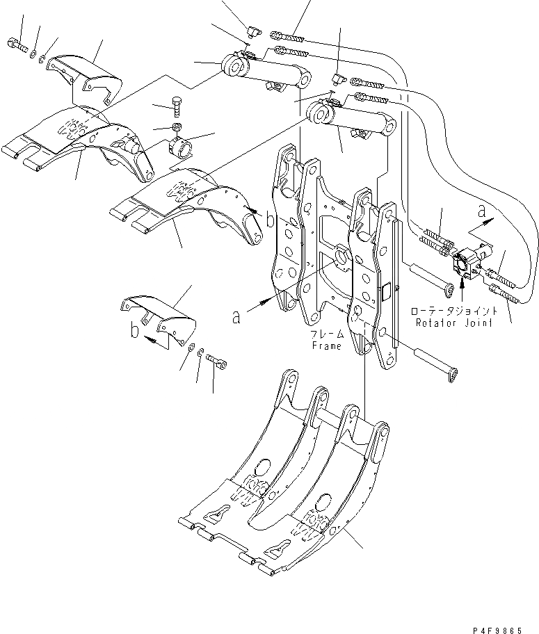 Схема запчастей Komatsu RSS409-1 - ROLL КРЕПЛЕНИЕ (РУКОЯТЬ) (INTEGRAL ТИП) (ДЛЯ HALF SPLIT) ROLL КРЕПЛЕНИЕ(ОДИНОЧН. ПОВОРОТН.¤ HALF SPLIT-INTEGRAL ТИП)(FV МАЧТА)