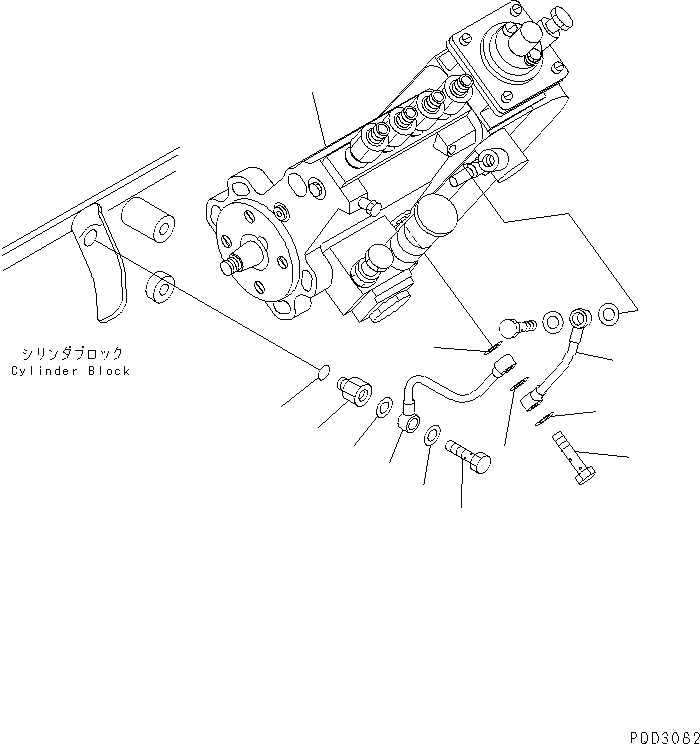 Схема запчастей Komatsu S4D102E-1F - ТОПЛ. НАСОС И МАСЛОПРОВОДЯЩАЯ ЛИНИЯ (ДЛЯ ОГРАНИЧЕНИЯ ПО ВЫБРОСУ ЕВРОП.)(№99-) ДВИГАТЕЛЬ