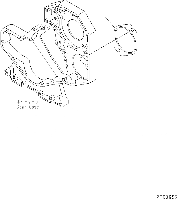 Схема запчастей Komatsu S4D102E-1G - ПЕРЕДН. МЕХ-М ОТБОРА МОЩНОСТИ ПРОКЛАДКА (ПОСТАВЛЯЕТСЯ ДОПОЛНИТЕЛЬНО)(№78-) ДВИГАТЕЛЬ