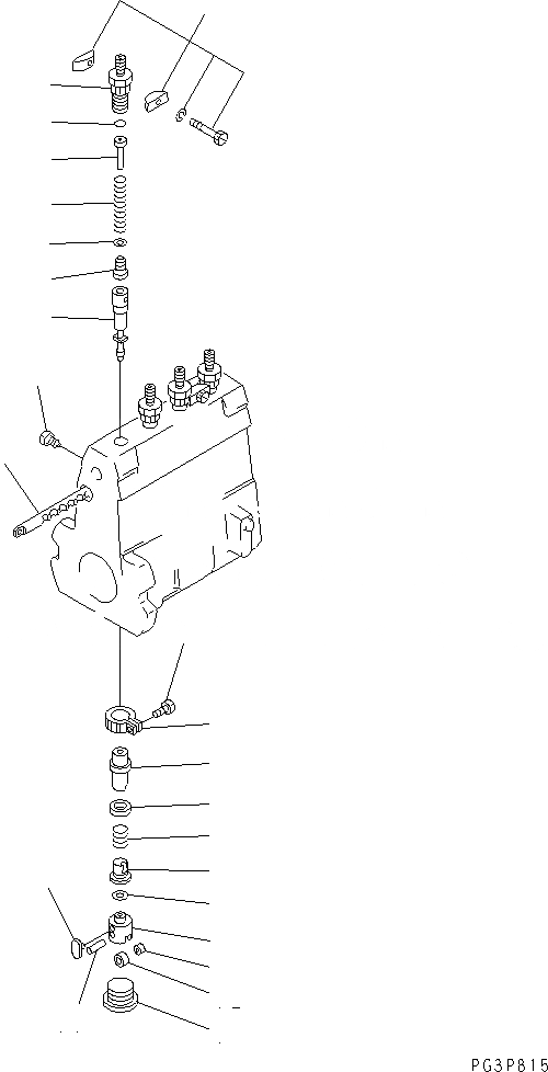 Схема запчастей Komatsu S4D102E-1F-2 - ТОПЛ. НАСОС (НАСОС) (/) (MODIFIED MONO СТРЕЛА СПЕЦ-Я.) (ВНУТР. ЧАСТИ)(№9-) ДВИГАТЕЛЬ