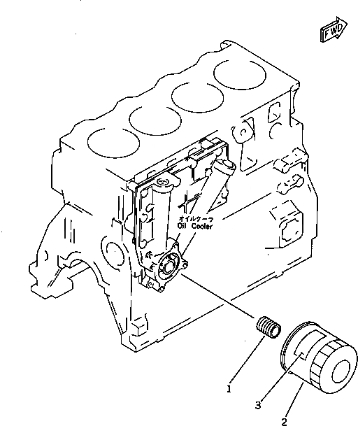 Схема запчастей Komatsu S4D95L-1E - - -