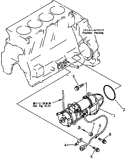 Схема запчастей Komatsu S4D95L-1E - - -