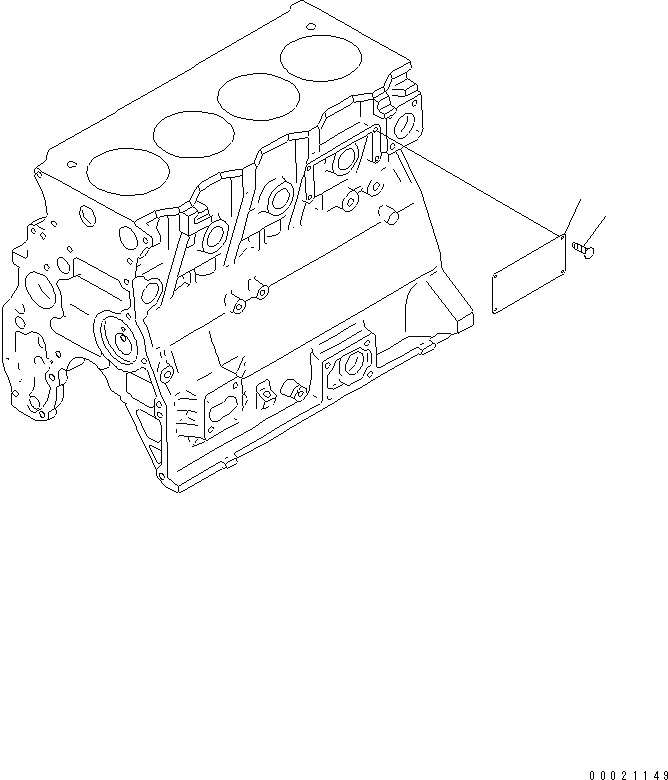 Схема запчастей Komatsu S4D95LE-3B-2M - ДВИГАТЕЛЬ ТАБЛИЧКИ И REGULATION ПЛАСТИНА (ДЛЯ ЯПОН.)(№-) ДВИГАТЕЛЬ