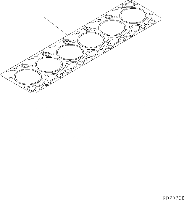 Схема запчастей Komatsu S6D102E-1AB - ГОЛОВКА ЦИЛИНДРОВ ПРОКЛАДКА(№9-) ДВИГАТЕЛЬ