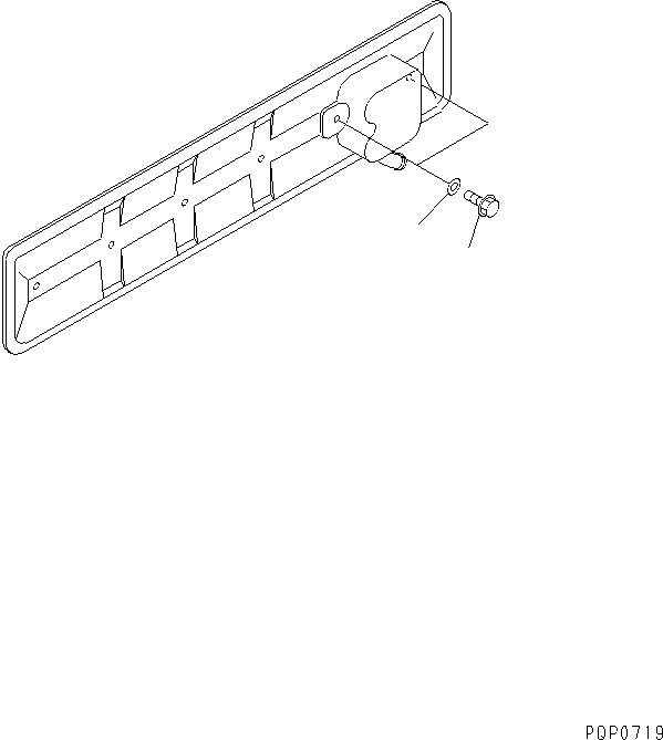 Схема запчастей Komatsu S6D102E-1AB - КРЫШКА ТОЛКАТЕЛЕЙ КЛАПАНА БОЛТ(№9-) ДВИГАТЕЛЬ