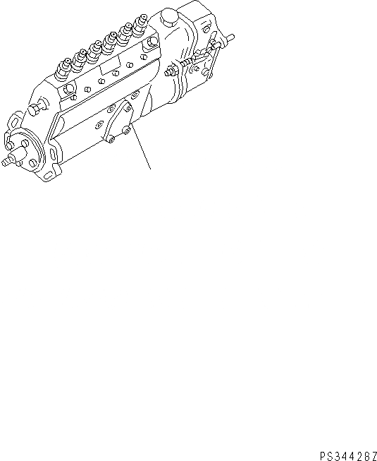 Схема запчастей Komatsu S6D102E-1-Z - КРЕПЛЕНИЕ ТОПЛ. НАСОСА ДВИГАТЕЛЬ