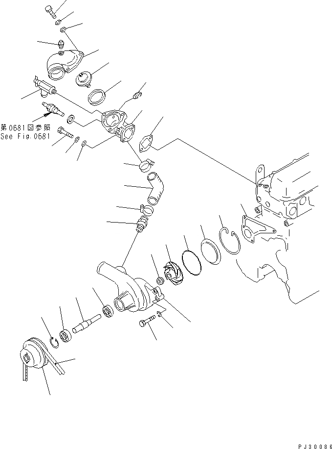 Схема запчастей Komatsu S6D105-1EE - - -