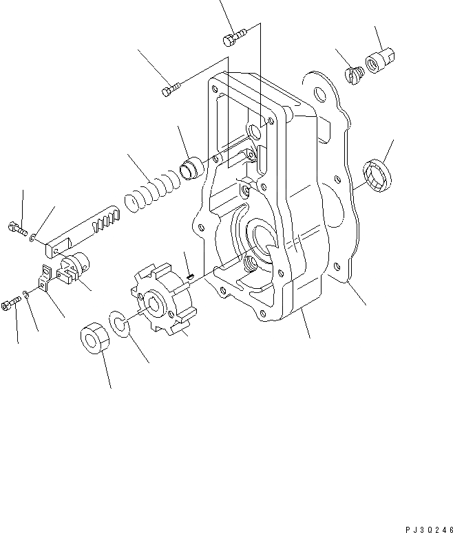 Схема запчастей Komatsu S6D108-1D-S - ТОПЛ. НАСОС (РЕГУЛЯТОР) (/) (ВНУТР. ЧАСТИ) (ДЛЯ ЭЛЕКТРИЧ. РЕГУЛЯТОРА)(№88-) ДВИГАТЕЛЬ