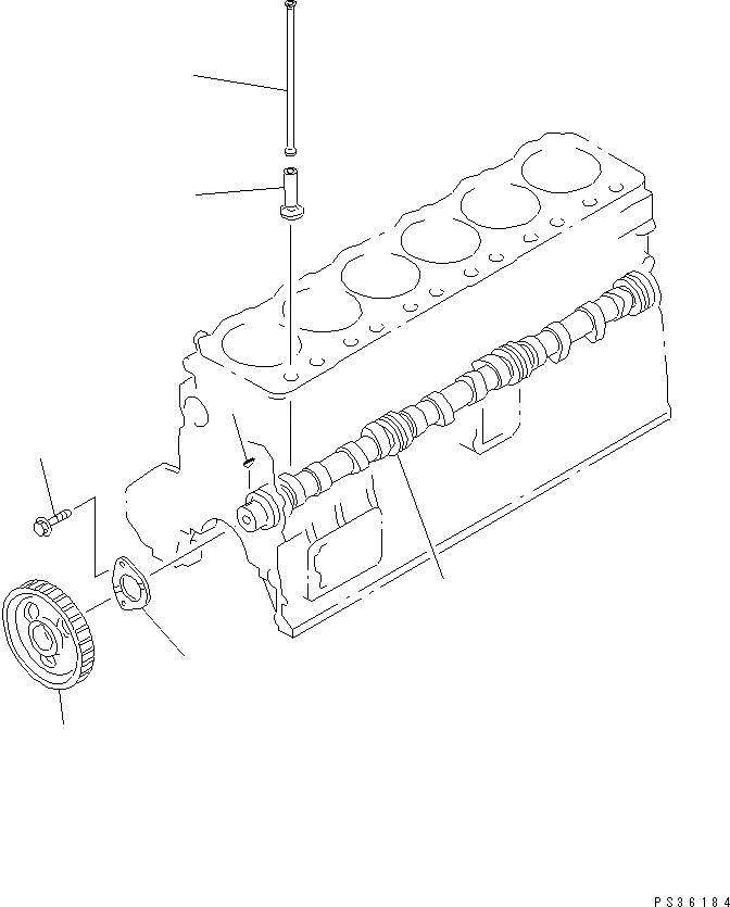 Схема запчастей Komatsu S6D108-1B - - -