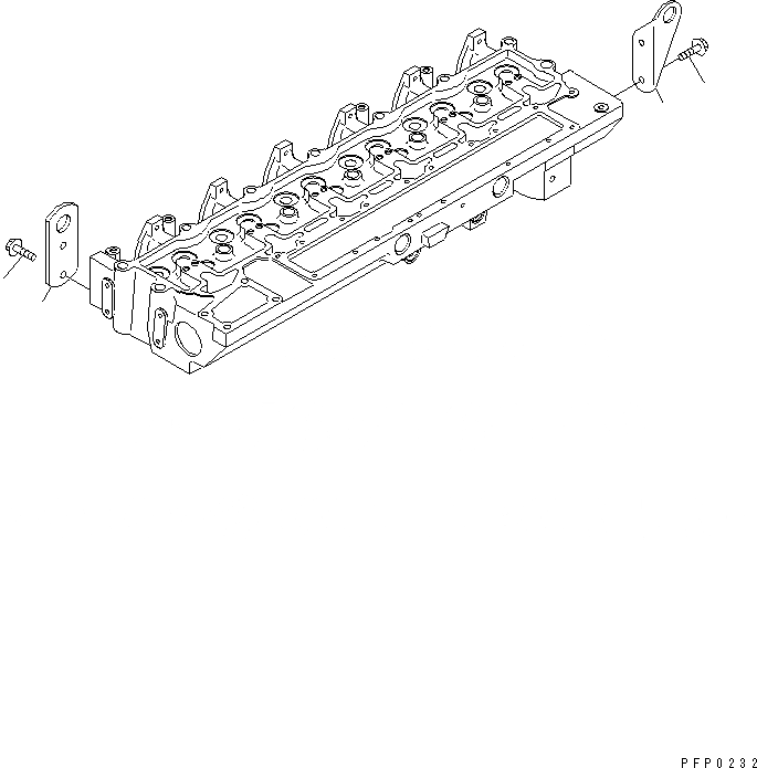 Схема запчастей Komatsu S6D114E-1-GD - ПОДВЕСН. КРОНШТЕЙН(№99-) ДВИГАТЕЛЬ