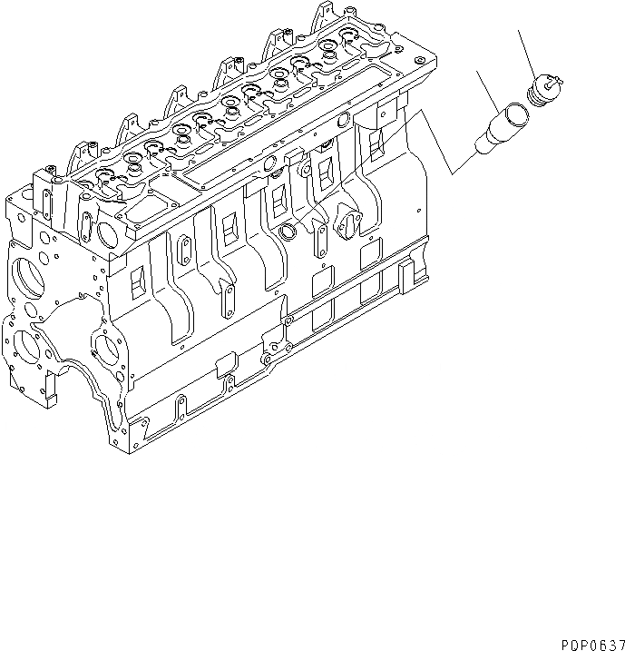 Схема запчастей Komatsu S6D114E-1-GD - МАСЛОНАЛИВНОЙ ПАТРУБОК(№99-) ДВИГАТЕЛЬ