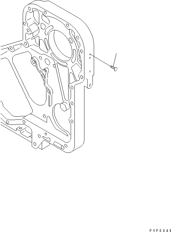 Схема запчастей Komatsu S6D114E-1-GD - ПРЕДУПРЕЖДАЮЩ. МАРКИРОВКА(№99-) ДВИГАТЕЛЬ