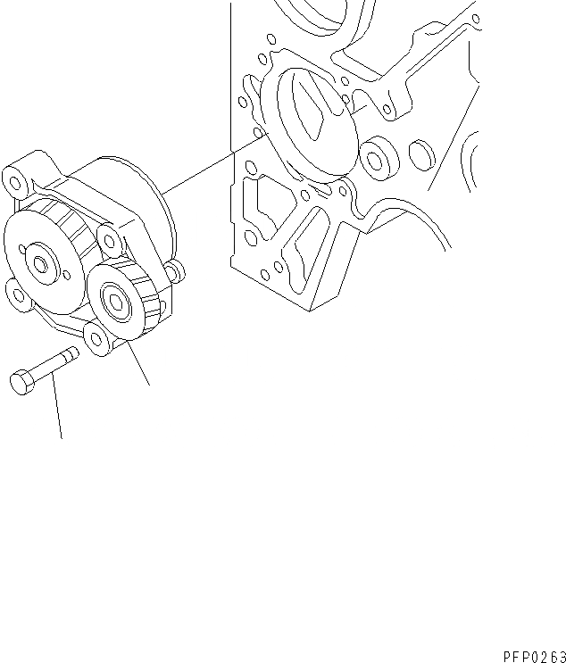 Схема запчастей Komatsu S6D114E-1-KB - МАСЛ. НАСОС ДВИГАТЕЛЬ