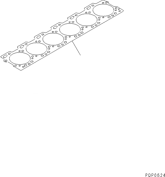 Схема запчастей Komatsu S6D114E-1A - ГОЛОВКА ЦИЛИНДРОВ ПРОКЛАДКА ДВИГАТЕЛЬ