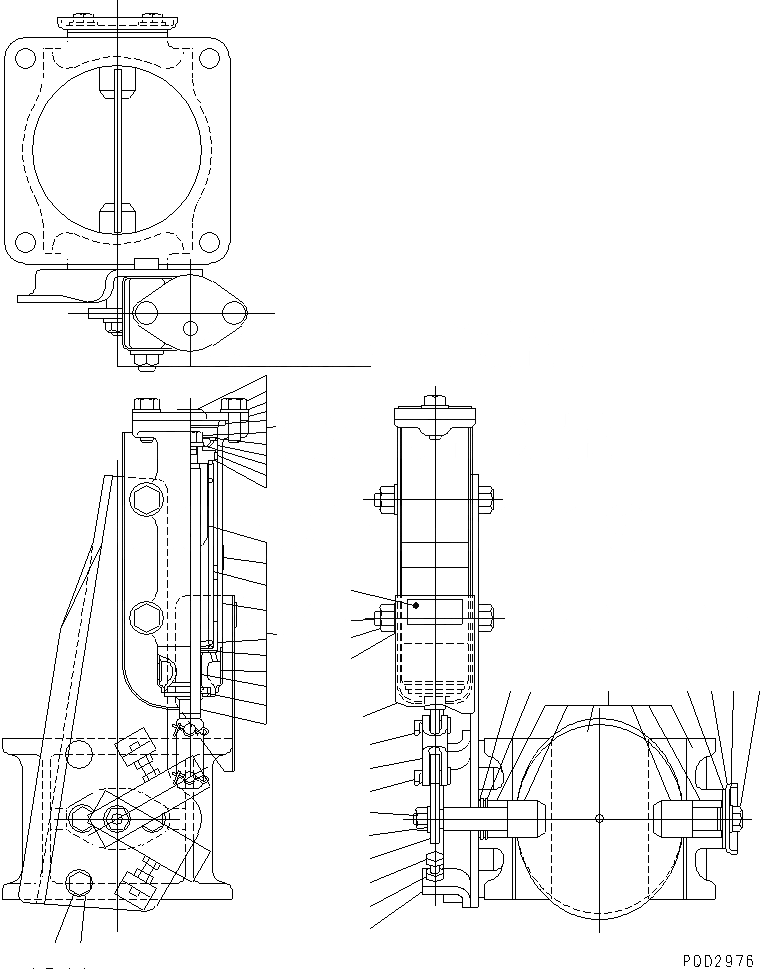 Схема запчастей Komatsu S6D125E-2L-6 - ГОРНЫЙ ТОРМОЗ (ВНУТР. ЧАСТИ)(№-77) ДВИГАТЕЛЬ