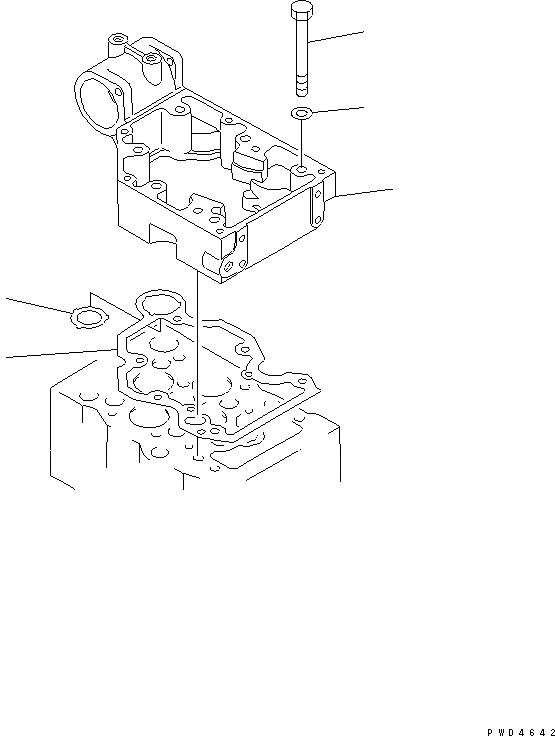 Схема запчастей Komatsu SA12V170-1D-E - КОРОМЫСЛО¤ ДРУГОЕ(№7-) ДВИГАТЕЛЬ