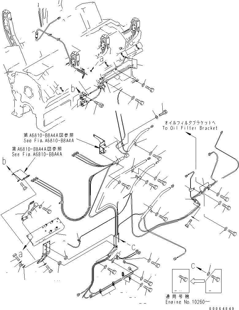 Схема запчастей Komatsu SA12V170E-2A - WIRE Э/ПРОВОДКА (/) ДВИГАТЕЛЬ