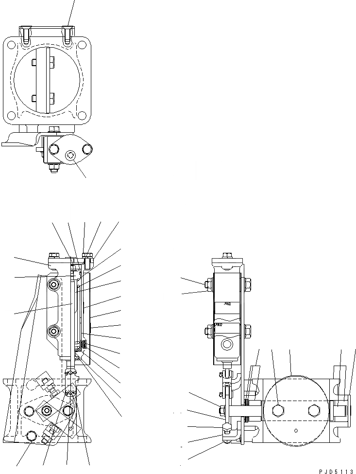 Схема запчастей Komatsu SA12V140-1C - ГОРНЫЙ ТОРМОЗ (ВНУТР. ЧАСТИ)(№8-98) ГОЛОВКА ЦИЛИНДРОВ