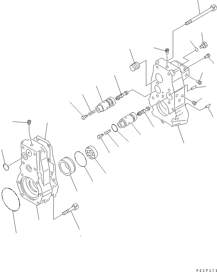 Схема запчастей Komatsu SA12V140-1C - ТОПЛ. НАСОС (РЕГУЛЯТОР) (/) (ЭЛЕКТР. РЕГУЛЯТОР СПЕЦ-Я.) (ВНУТР. ЧАСТИ) ТОПЛИВН. СИСТЕМА