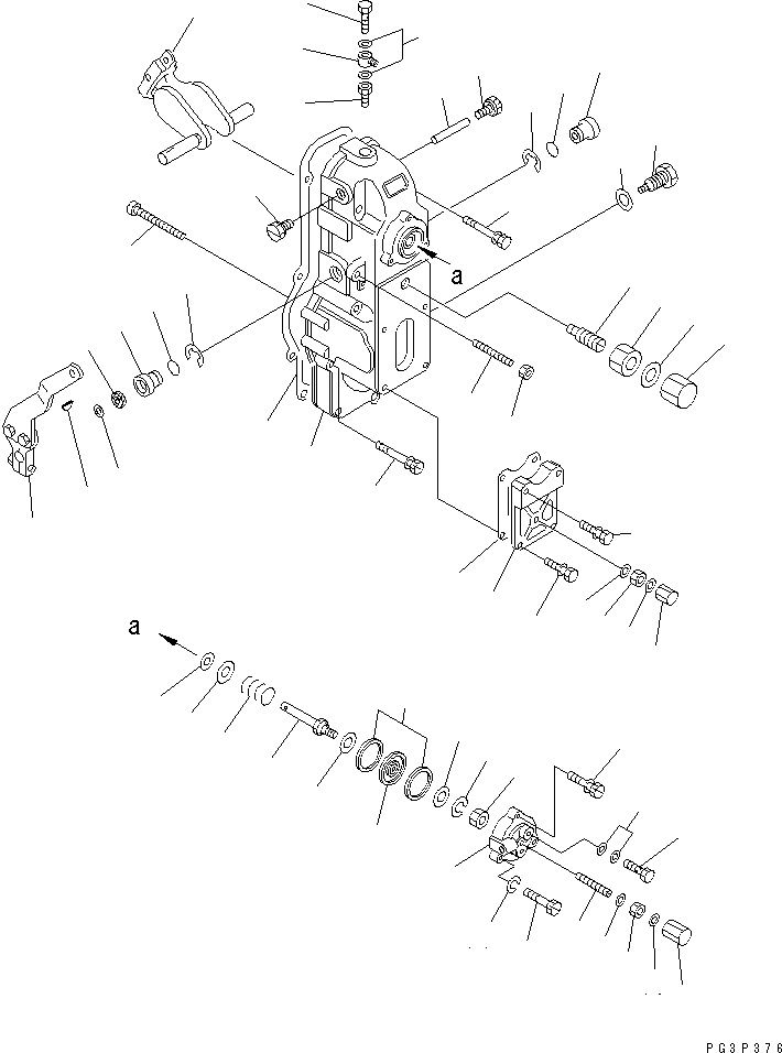 Схема запчастей Komatsu SA12V140-1D - ТОПЛ. НАСОС (РЕГУЛЯТОР ЛЕВ.) (/) (СПЕЦ-Я С МЕХАНИЧ. РЕГУЛИР.) (ВНУТР. ЧАСТИ)(№87-9) ТОПЛИВН. СИСТЕМА