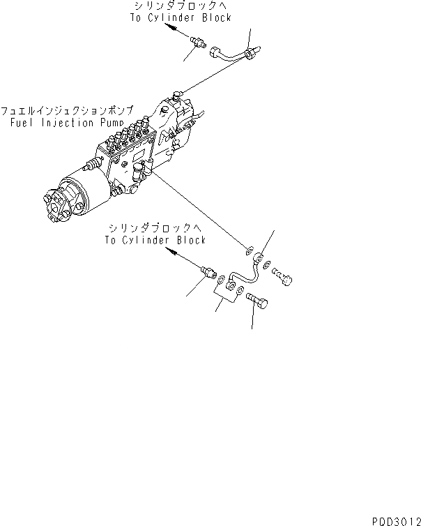 Схема запчастей Komatsu SA12V140-1E-47 - ТОПЛ. НАСОС СИСТЕМА СМАЗКИ (/) (ЛЕВ. ГРУПП.) ДВИГАТЕЛЬ