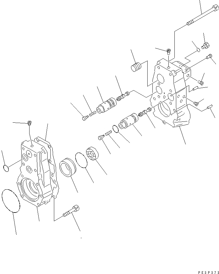 Схема запчастей Komatsu SA12V140-1Q - ТОПЛ. НАСОС (РЕГУЛЯТОР) (/) (ЭЛЕКТР. РЕГУЛЯТОР СПЕЦ-Я.) (ВНУТР. ЧАСТИ) ТОПЛИВН. СИСТЕМА