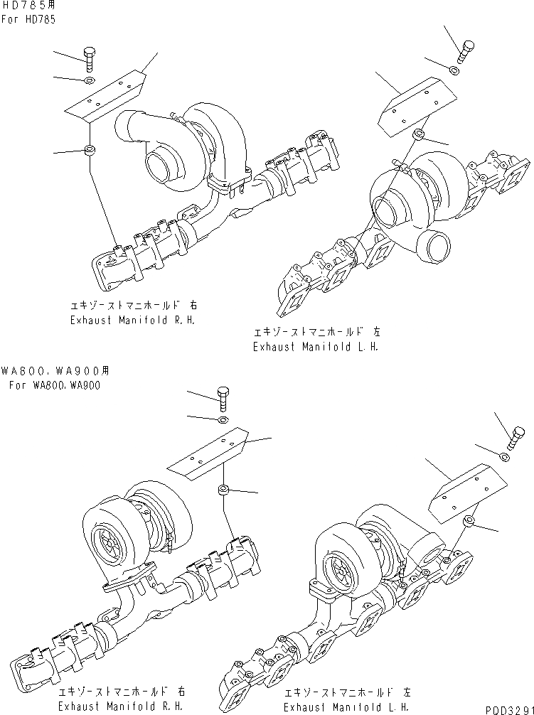 Схема запчастей Komatsu SA12V140-1U - ТЕРМОЗАЩИТА (ДЛЯ WA8¤9- И HD78¤98-) ДВИГАТЕЛЬ