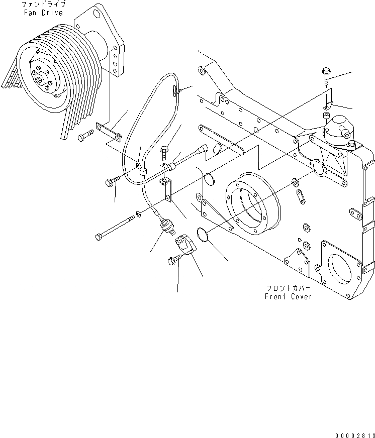 Схема запчастей Komatsu SA12V140-1U - ДАТЧИК ПРОРЫВА ГАЗОВ (ДЛЯ ЭЛЕКТРИЧ. РЕГУЛЯТОРА) (VHMS СПЕЦ-Я.) (ПРАВ. ГРУПП.)(№-) ДВИГАТЕЛЬ