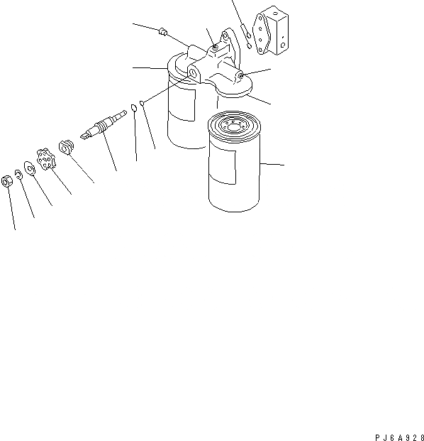 Схема запчастей Komatsu SA12V170-1D - АНТИКОРРОЗ. ЭЛЕМЕНТ(№8-) ДВИГАТЕЛЬ