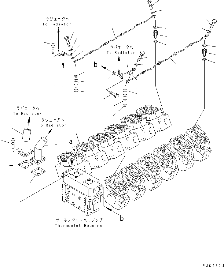 Схема запчастей Komatsu SA12V140-1A-80 - ВОЗДУШН. ВЕНТИЛЯЦИЯ(№7-778) ДВИГАТЕЛЬ