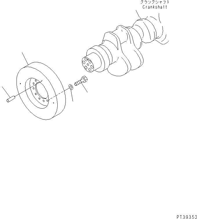 Схема запчастей Komatsu SA12V140-1M - ДЕМПФЕР ДВИГАТЕЛЬ