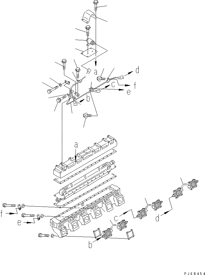Схема запчастей Komatsu SA12V140-1D-A - ВЫКЛЮЧАТЕЛЬ ПОДОГРЕВАТЕЛЯ (ПРАВ. ГРУПП.)(№-) ДВИГАТЕЛЬ