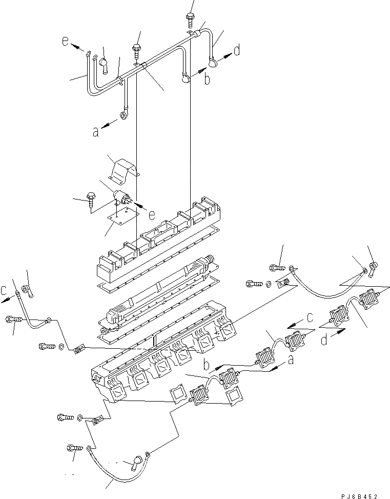 Схема запчастей Komatsu SA12V140-1C-A - ВЫКЛЮЧАТЕЛЬ ПОДОГРЕВАТЕЛЯ (/) (ПРАВ. ГРУПП.)(№-) ДВИГАТЕЛЬ